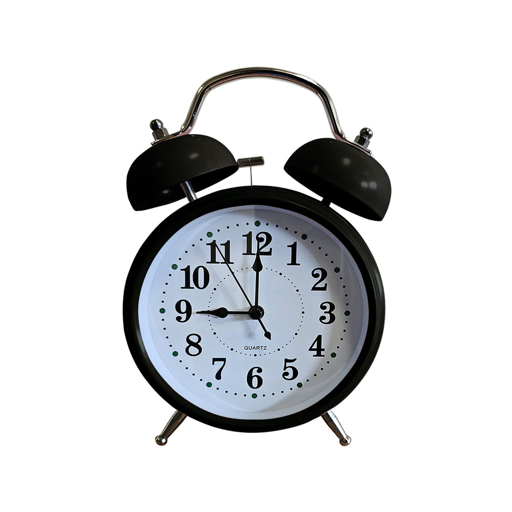 Round Shape Retro Twin bell Loud Bedside Alarm clock~5221