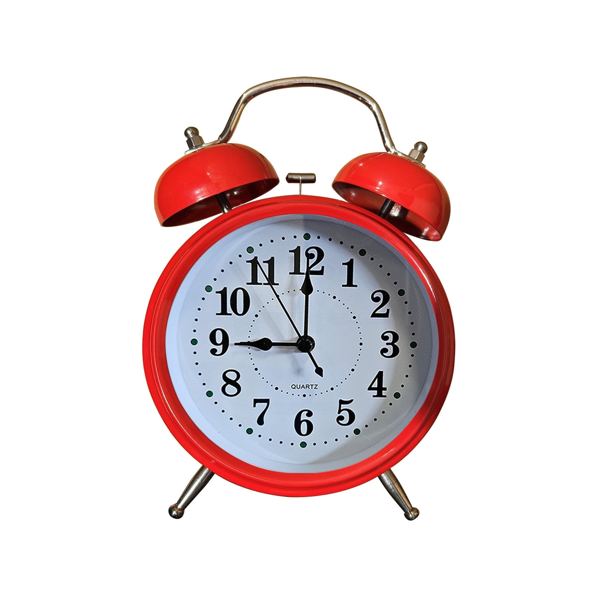 Round Shape Retro Twin bell Loud Bedside Alarm clock~5221