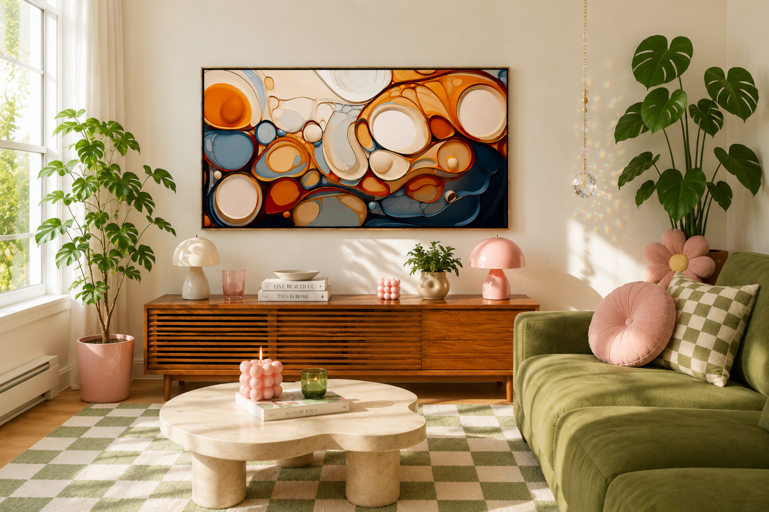 🌅 Golden Hour Abstract 20x40