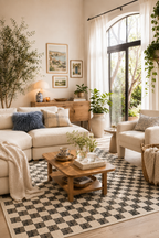 Checkered Area Rug