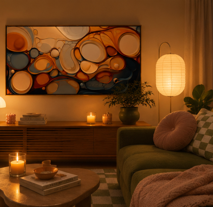 🌅 Golden Hour Abstract 20x40