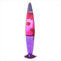 NNEDSZ Purple/Pink Metallic Peace Lava Lamp